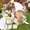 Sage Green Baby Boxes with Letters for Baby Shower, 4pcs Safari Baby Shower Decorations for Boy Girl Balloon Boxes Gender Reveal Baby Shower Birthday Party Favors
